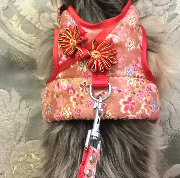 Luxury Customized 100% Cotton Sustainable Sweet Pet Dress Pet Clothes for Small Animals