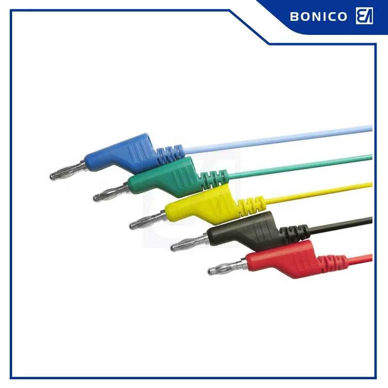 Test Lead With 4MM Nickel Plated Banana Plug Double-ended Test Lead Cable