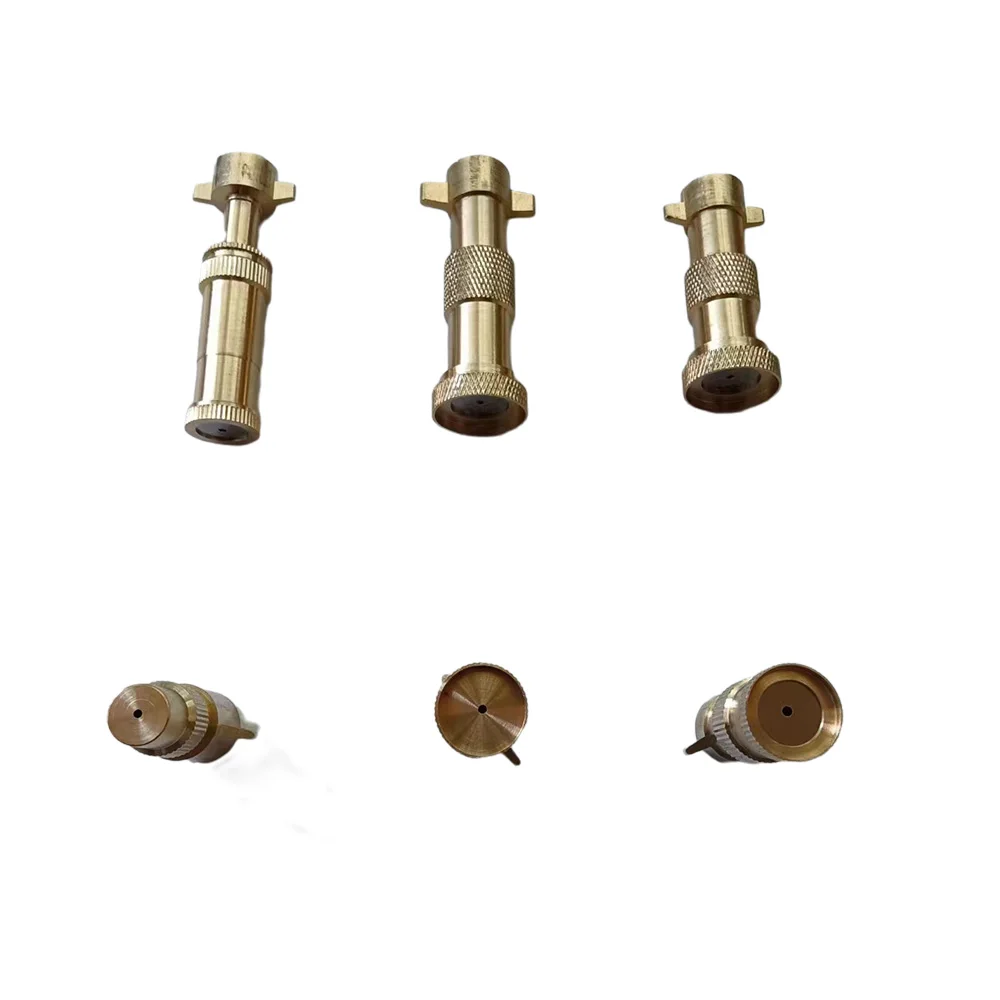 Customized good quality high pressure five color copper brass car wash water quick connector spray nozzle