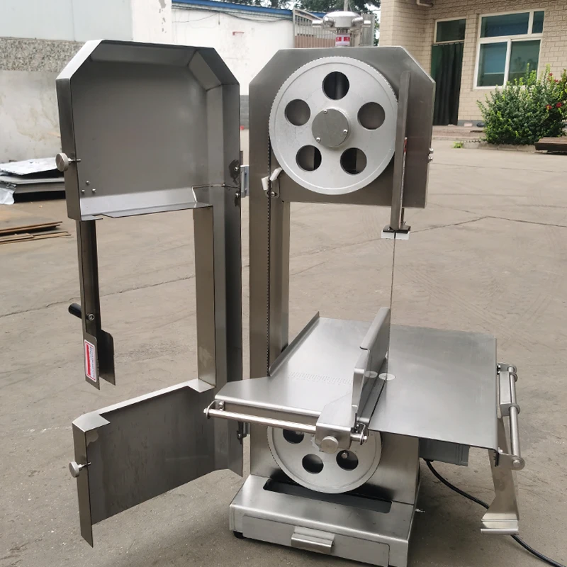Home Use Commercial Butcher Chicken Metal Cutting Band Saw Meat and Bone Cutting Machine Beef Cutter Machine Bone Saw