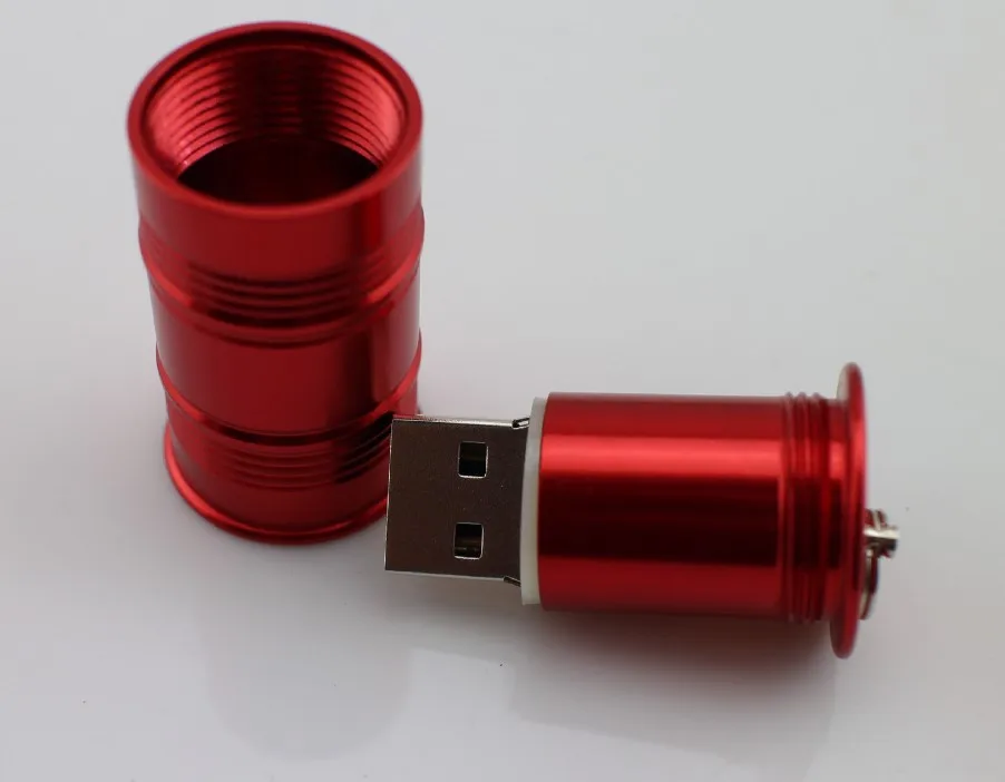 Any color promotional  oil tin shape gift USB stick 1GB 2GB 4GB 8GB 16GB 32GB 64GB USB 2.0 flash drive