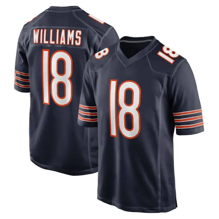 18 Калеб-Вильямс 15 Rome Odunze 4 Swift Keenan Allen мужчины молодые женщины 2 D.J. Футбольная майка Moore Walter Payton