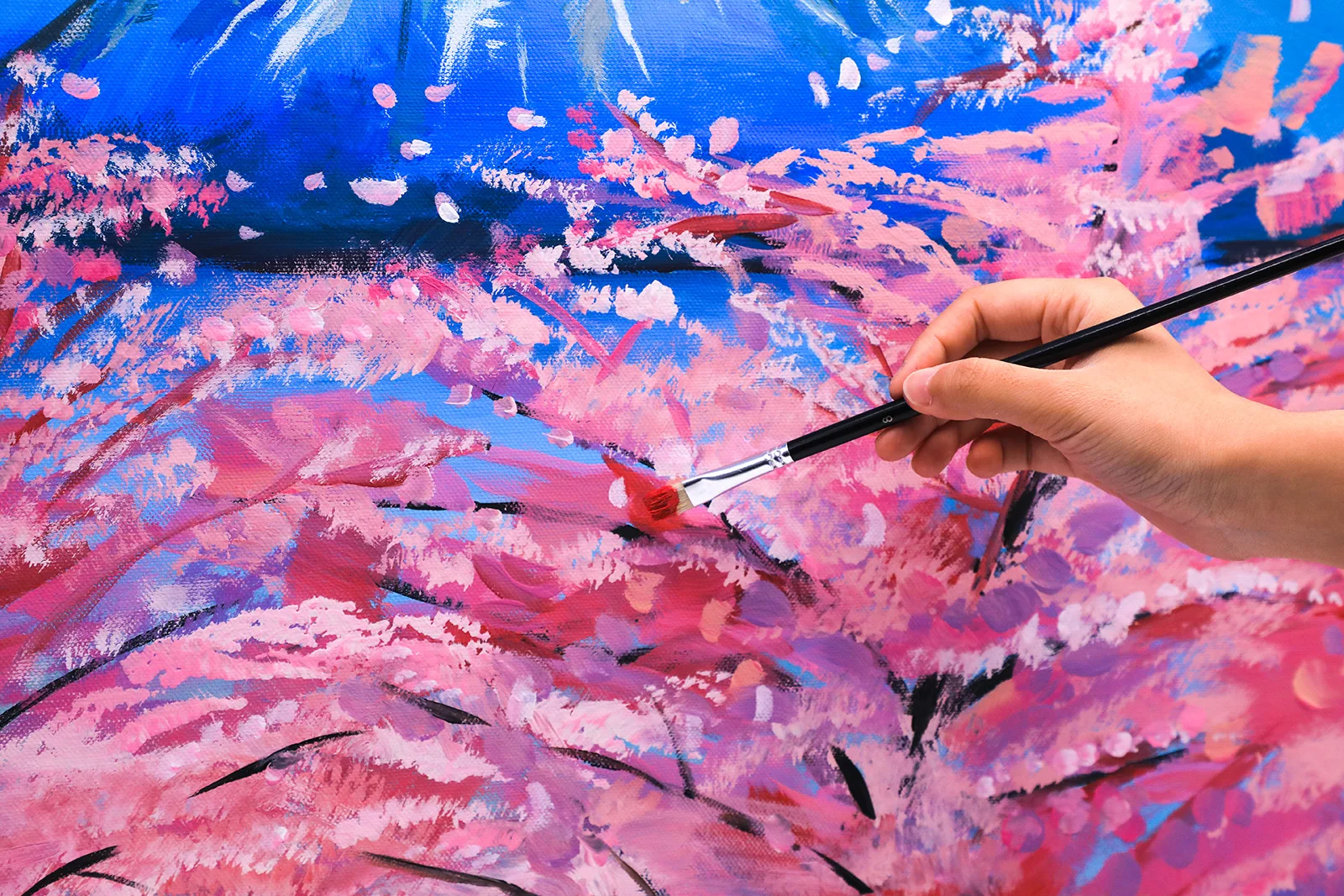 Artmate Art Paint Brushes Set 15pcs for Acrylic Watercolor Oil Gouache Painting,Painting Brush Set,Paint Brush