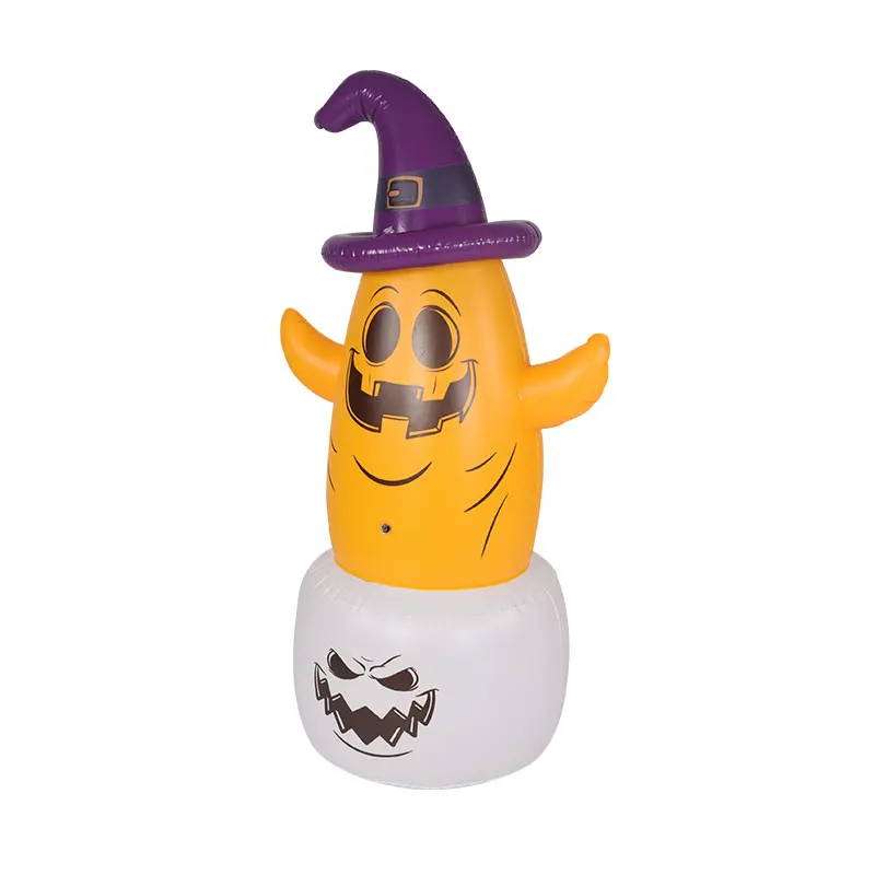 Halloween Holiday Outdoor Decorations Pumpkin Ghost Inflatable Outdoor Pumpkin PVC Inflatable Halloween Decoration