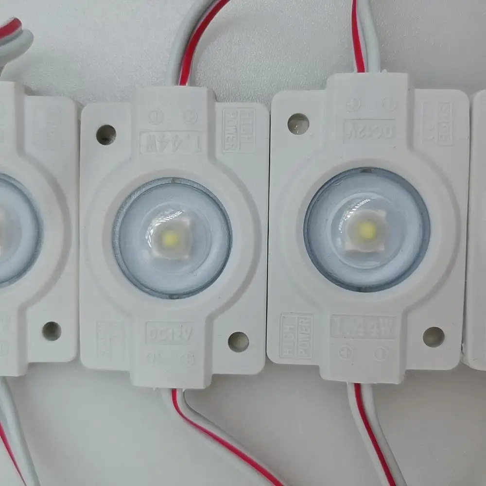 5054SMD Bright 140lm 1.5W 160 degree 12V DC LED module light with lens