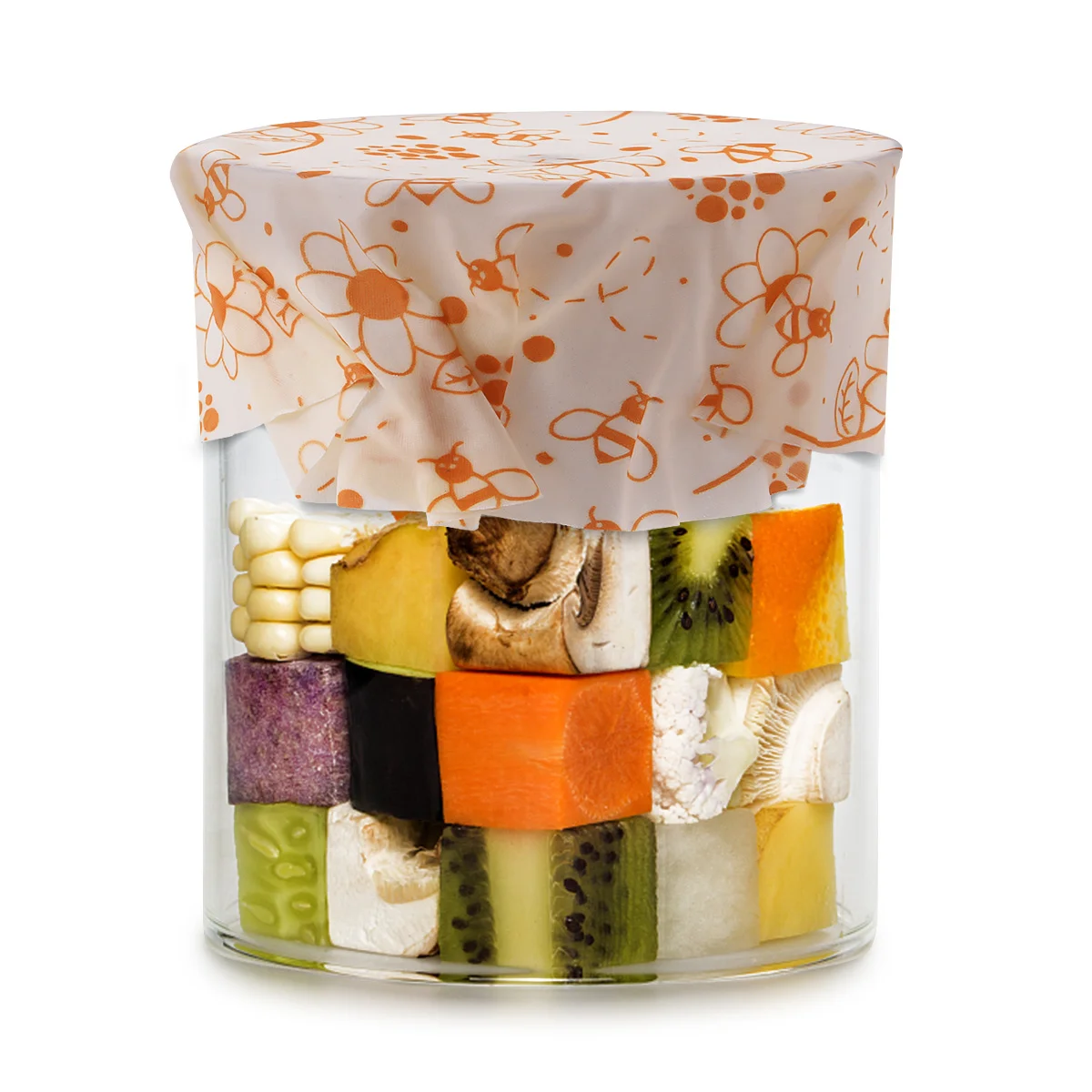 
Sustainable eco friendly products beeswax wrap washable reusable beewax food wrap sheet customizable 