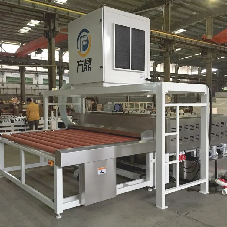 Horizontal high speed Low- E glass washing drying machine