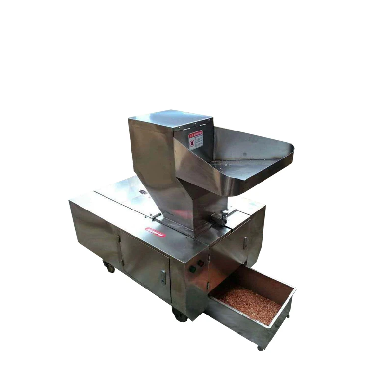 Electric Animal Bone Cutter Crusher Chicken Bone Crushing Grinder Shredder Machine