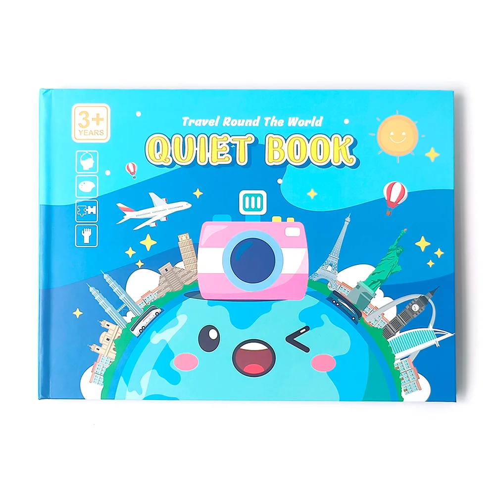 Factory outlet children toys sticker book for kids  learning busy book quiet book toddlers