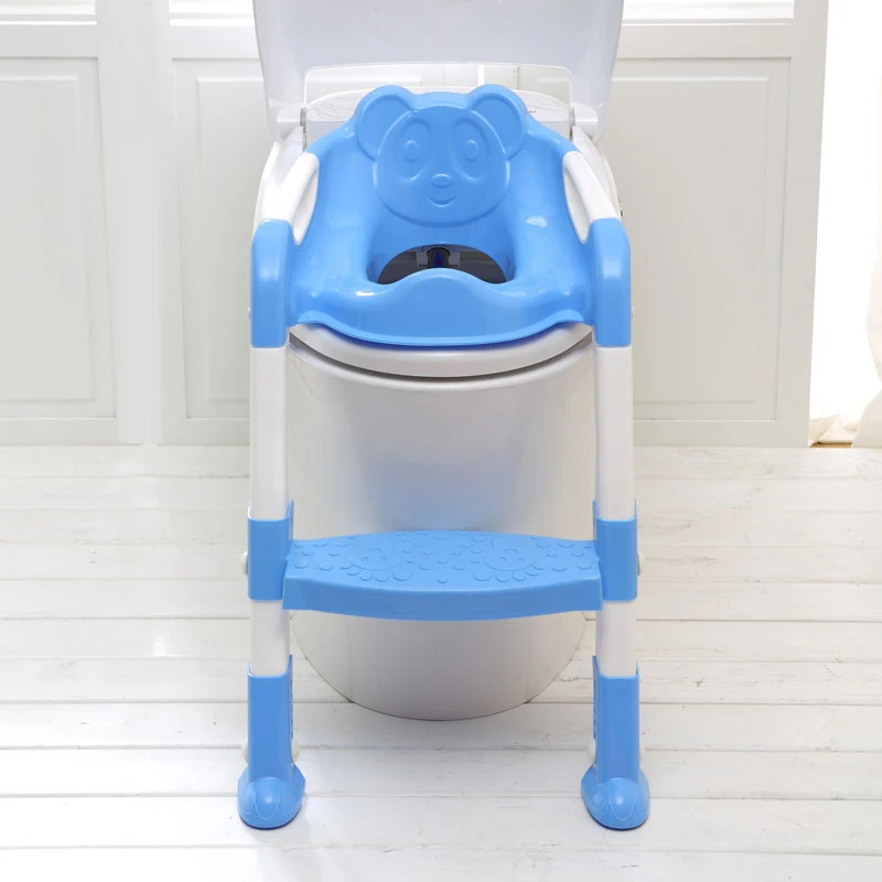 Potty Training Seat with Step Stool Ladder Training Toilet for Kids Toddlers-Comfortable Potty Seat with Anti-Slip Pads Ladder