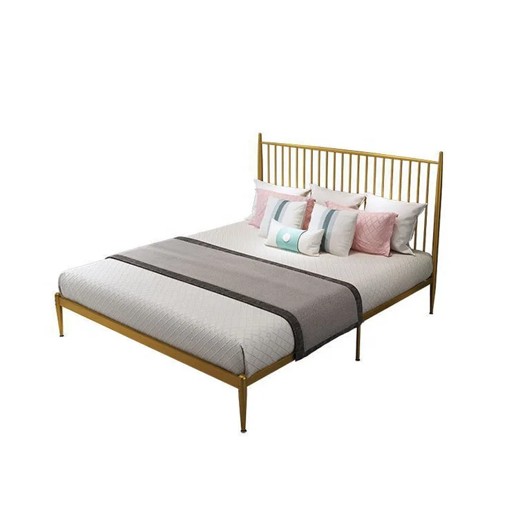 Bunkbed iron metal single bed queen metal bed frame