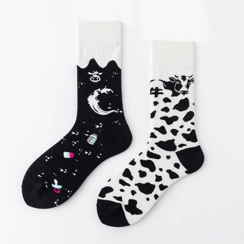 Customize Your Design Socks Crazy Design Fashion AB Mismatch Socks Cute Cartoon Socks