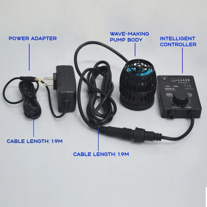 Jebao Fish Tank Cross Flow Circulation Water Pump Marine Wave Maker Aquarium Wavemakers Saltwater Aquariums Wave Maker Pump