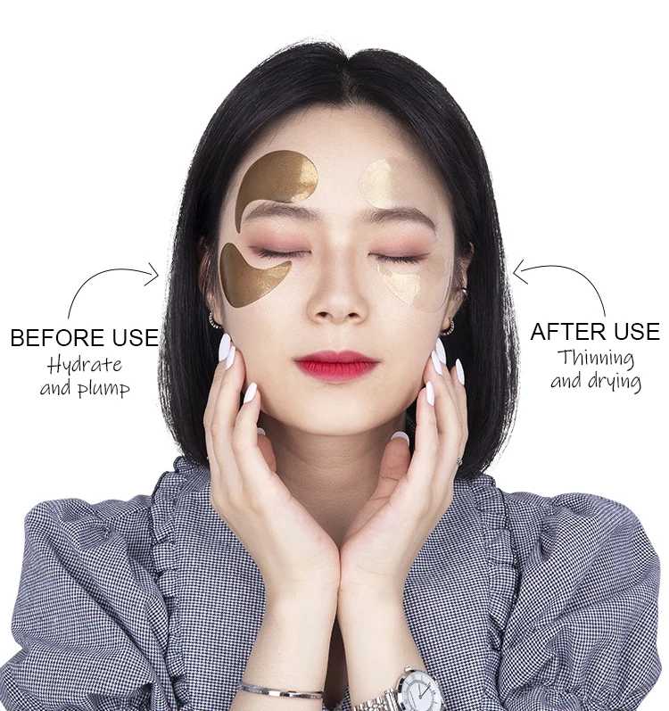 OEM Private Label skin care snake venom peptide firm remove dark circles remove eye bags fade lines moisturizing eye mask