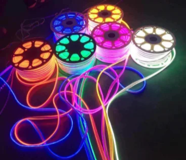 Custom design  Silicone tube  flex 2835   120leds per meter 12V DC  waterproof   smart neon led strip  lights 5m