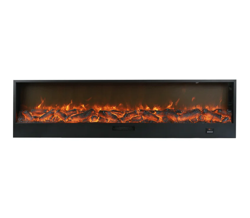 
106cm width widescreen flat panel wall mounted or freestanding electric fireplace wall hanging fire with stands included 