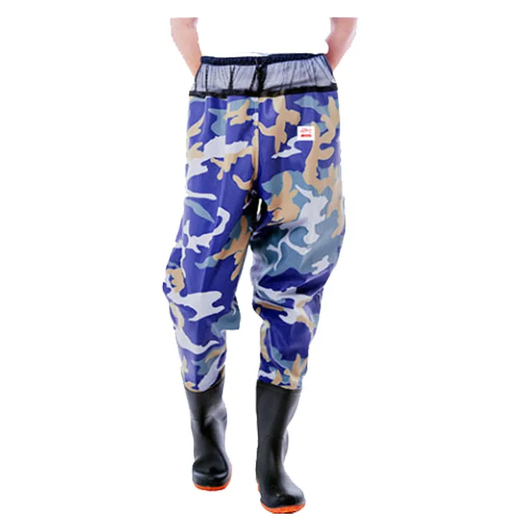 multifunctional camouflage color waist high wading boots waders waterproof fly fishing waders pants