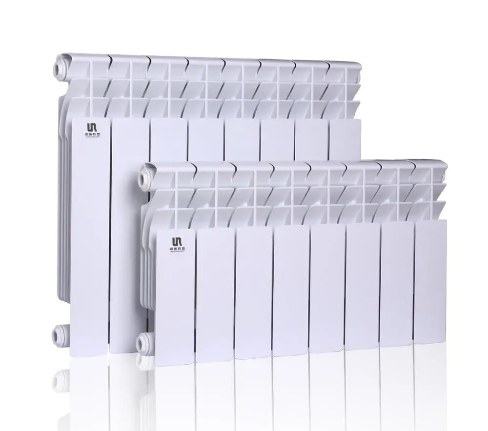 Качественный Белый окрашенный алюминиевый радиатор с центральным нагревом