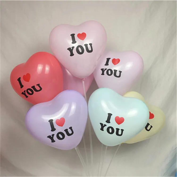 
Unique Design Wedding Happy Birthday Love Latex Balloon Love Ball Valentine Heart Love Balloon 