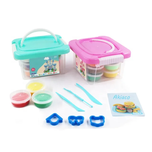 Akiaco play dough gift set kids non toxic play dough for kids play dough