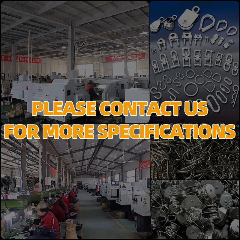 Push Lock Eye Terminal Rigging Hardware Stainless Steel Terminal Wire Rope Fittings