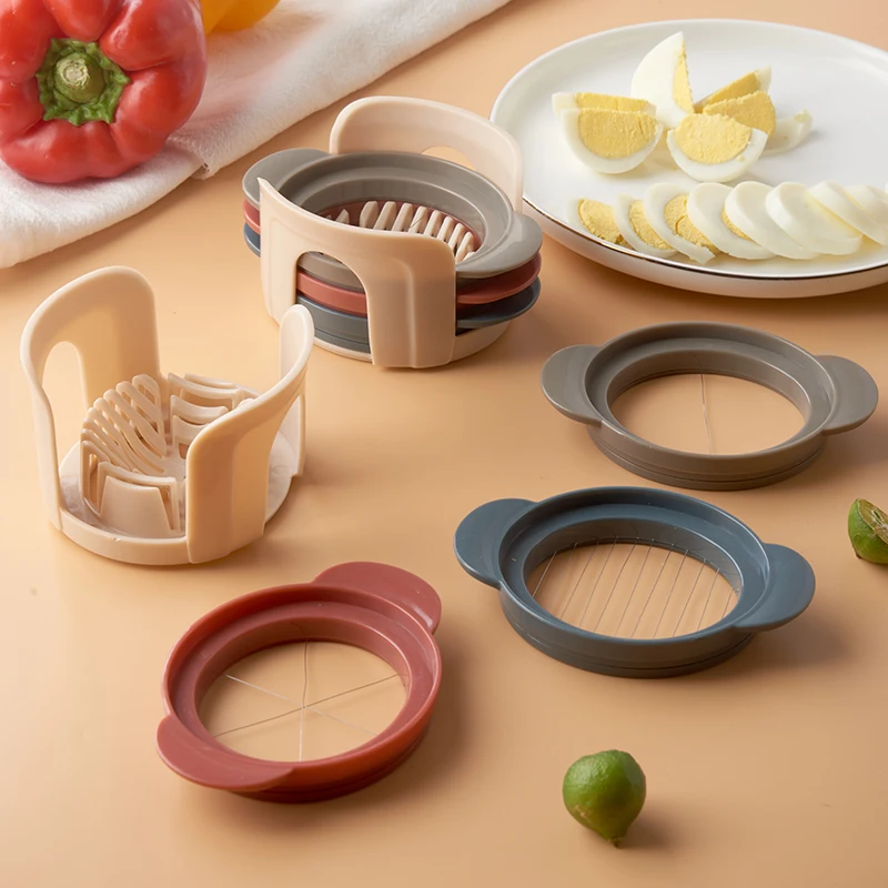 Qimeng 2023 New Arrivals Egg Slicer For Hard Boiled Multifunctional Egg Slicer Egg Slicer Cutter Stainless Steel