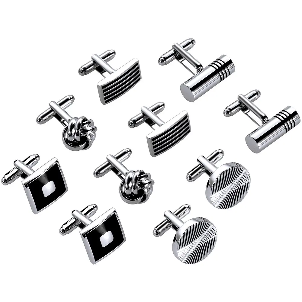 Custom Fashion Cufflinks for Men Luxury Stainless Steel Tuxedo Shirt Cuff Link  Mens Jewelry Accessories