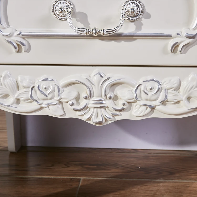 Home Furniture Modern Wood Frame Luxury Night Stand Bedside Table