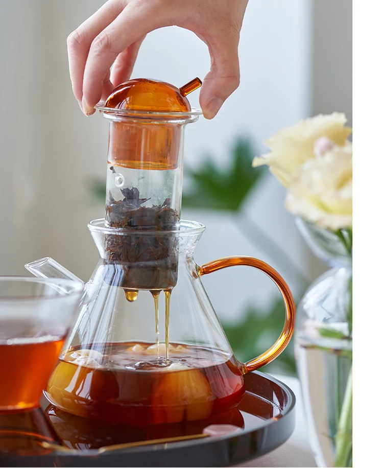 Высококачественный многофункциональный чайник стальной термостойкий стеклянный из нержавеющей стали