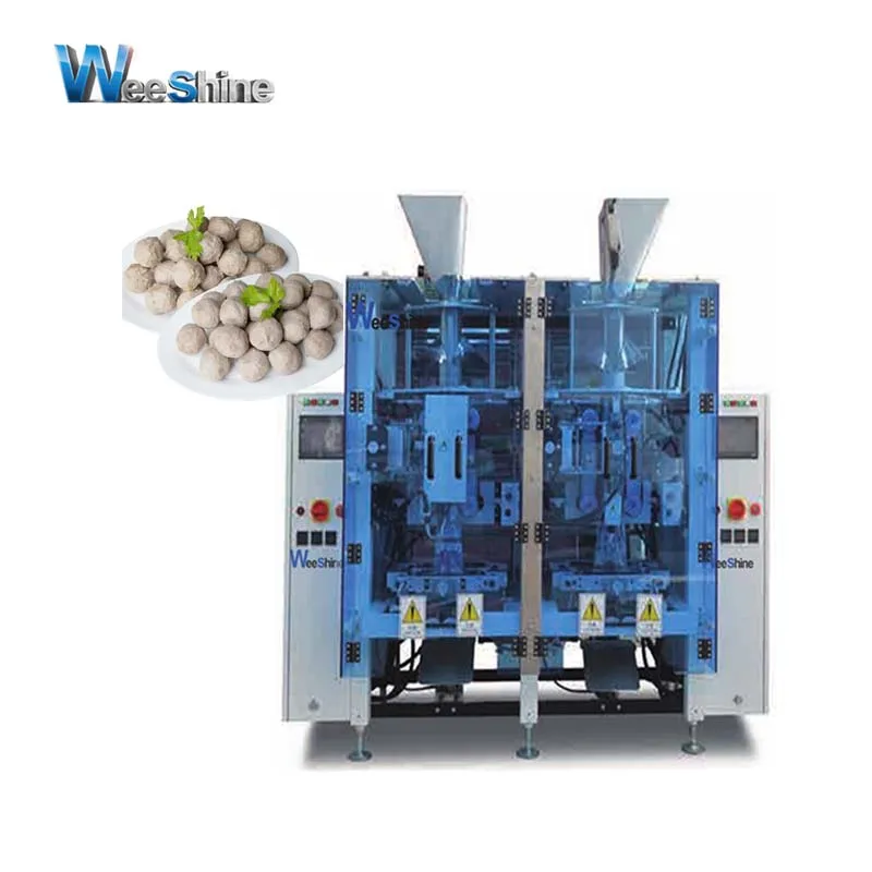 Полностью автоматическая прочная вертикальная упаковочная машина VFFS с многоголовочным комбинированным весом для замороженных продуктов