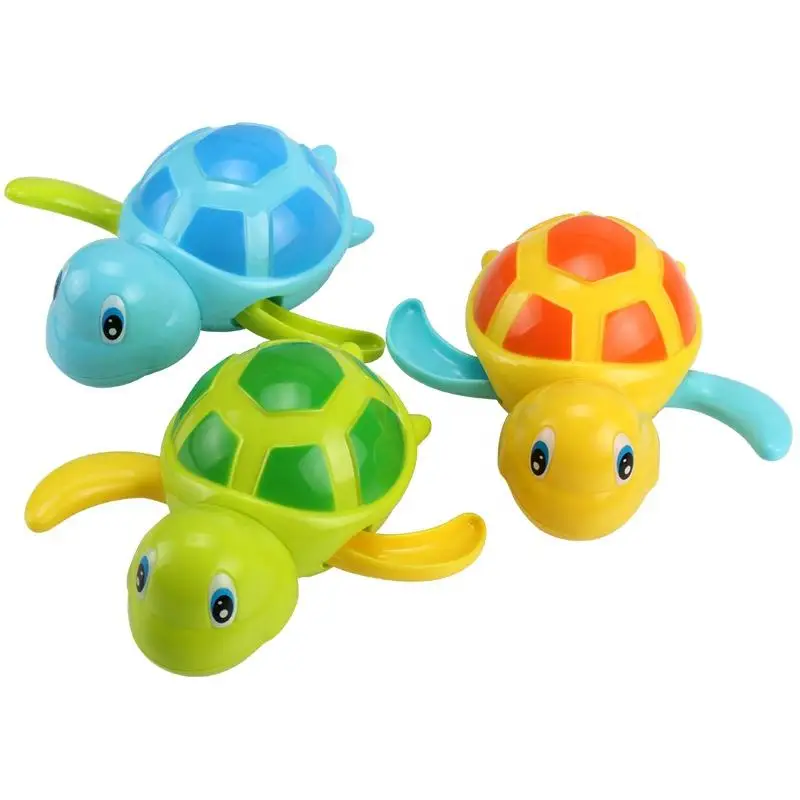 Toddler Bathtub cartoon Swimming turtle Shower Play cute floating turtle classic baby pool Clockwork bath toy baby