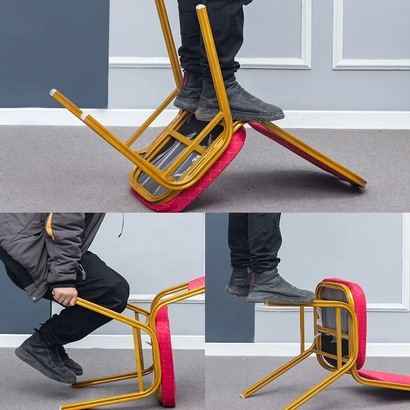 Hotel Furniture Cheap silla de banquete Conference Wedding Hotel Chair with back flower chaise de Party Stackable Chairs