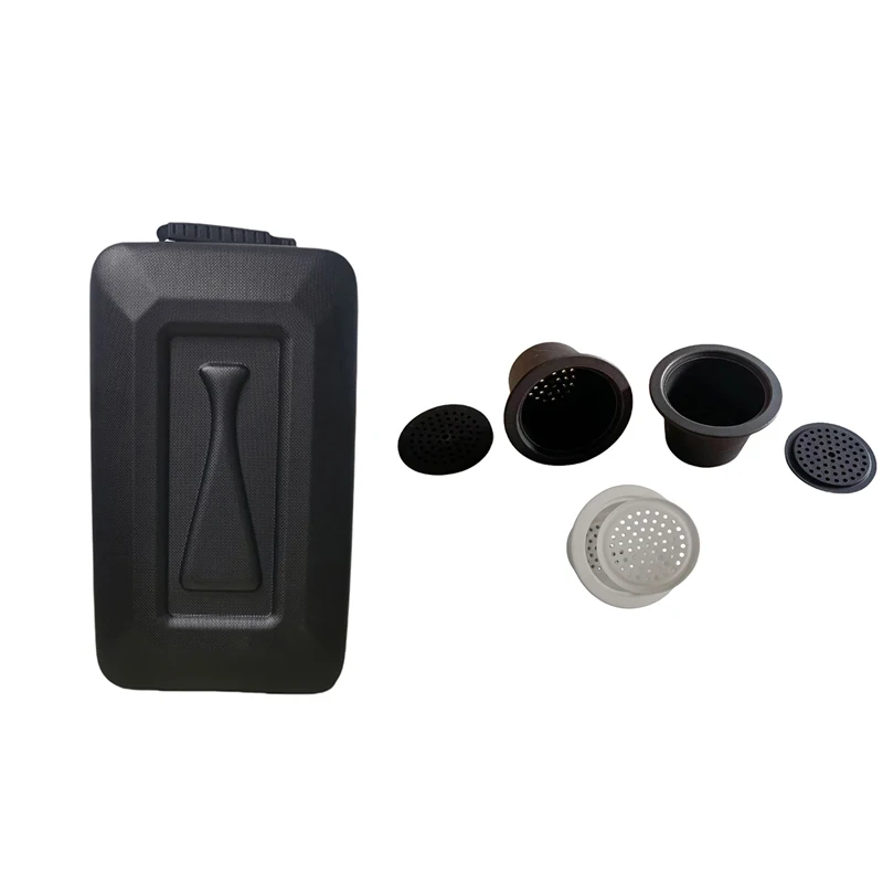 Дорожный Кожаный чехол для переноски электронный кальян с ЖК-экраном, отображающий температуру и время нагрева, а также светодиодную подсветку