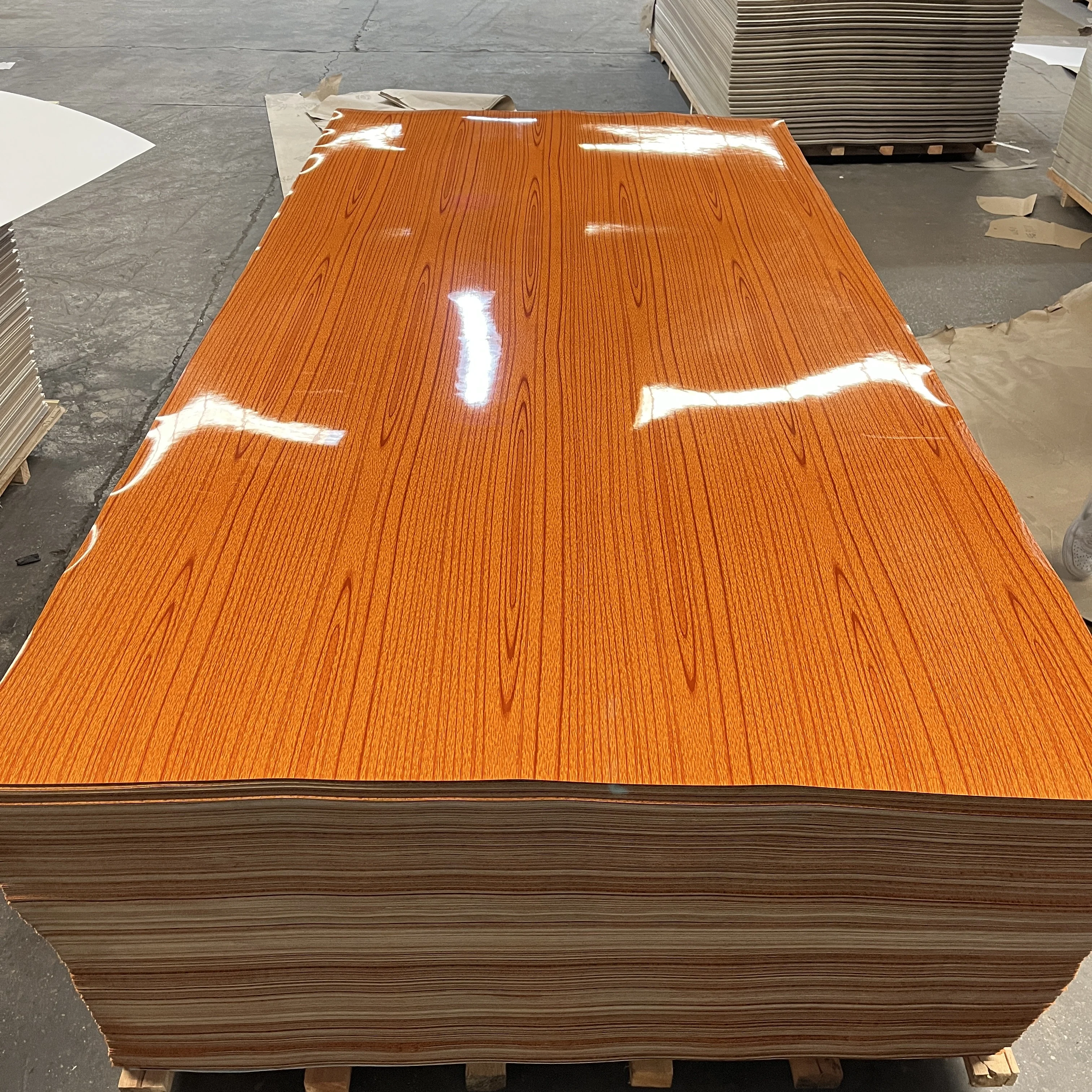 HPL Laminate plywood board Natural Veneer Finish Hot Sales Fireproof Furniture with Wood Grain Glossy & Matte Surfaces