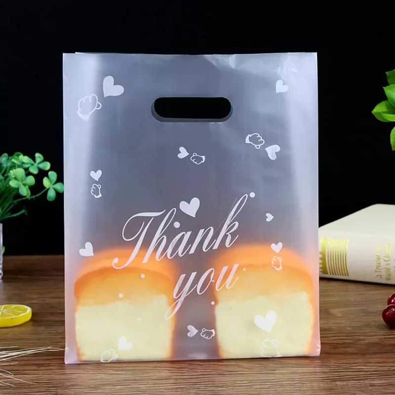Transparent food packaging poly flat bag Plastic Produce Bag  Food Storage Clear Bags For Fruits Vegetable bread