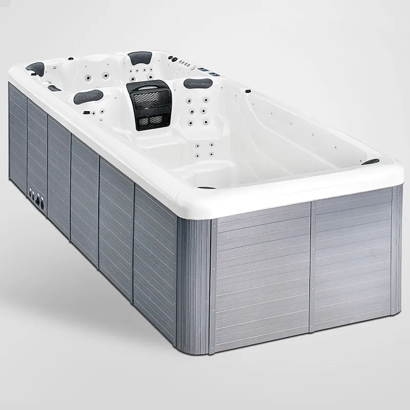 six 6 person redetub hot spa bath tub for adults endless swim spa massage summing pool outdoor swimming pool equipment baignoire