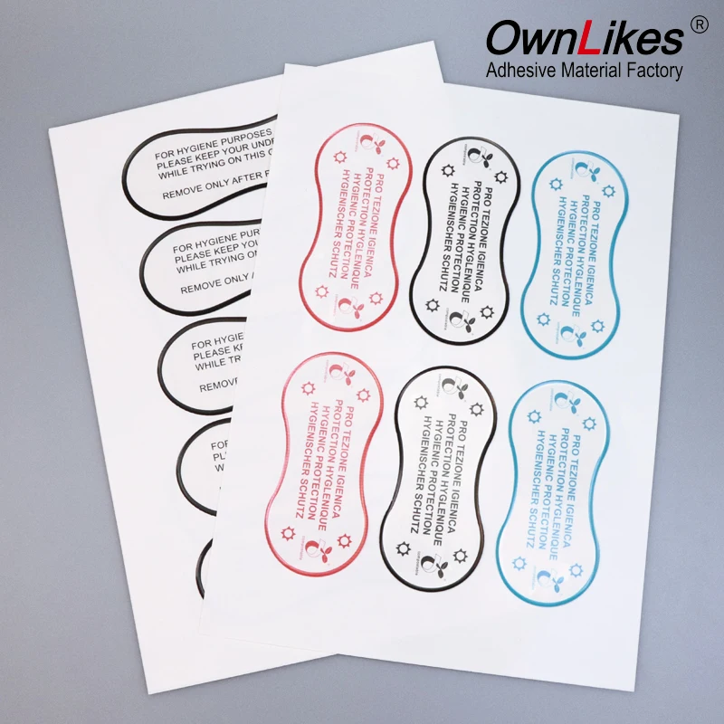 ECO Friendly Biodegradable Non Woven Swimsuit G string Hygiene Sticker For Underwear