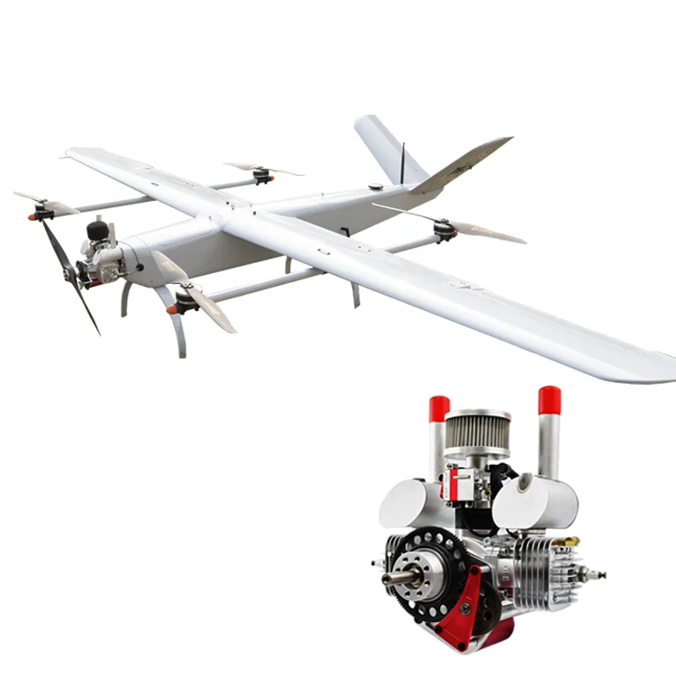 Foxtech Eagle-360 длительное время полета 5 кг интенсивная нагрузка наблюдение за бензиновым неподвижным крылом VTOL UAV