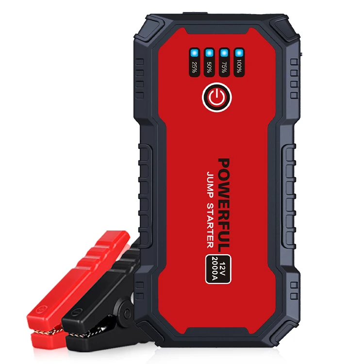 2021 Новый Heavy Duty lithiumjump стартер 2000A карман автомобильного аккумулятора power bank 20000 мАч с QC18W USB и светодиодной подсветкой