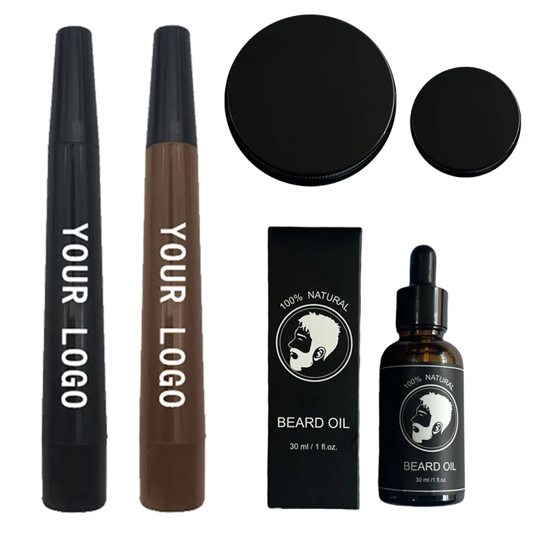 Best Mens Private Label Mustache And wash Men Beard Custom Beard Oils Care Beard growth kit