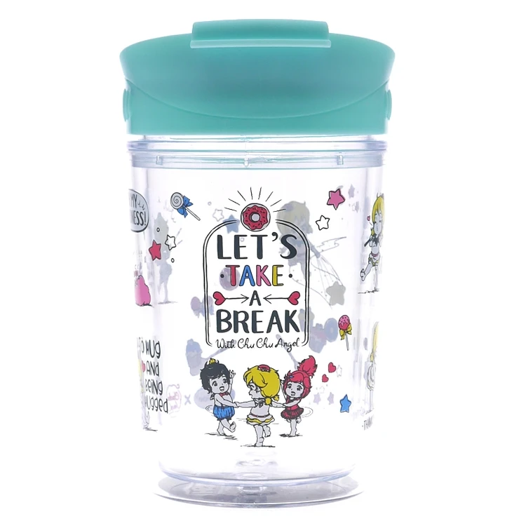 Factory Price Wholesale 200ml Cartoon Kid Children plastic Mug Clear Milk Cup clear plastic water bottles for kids children