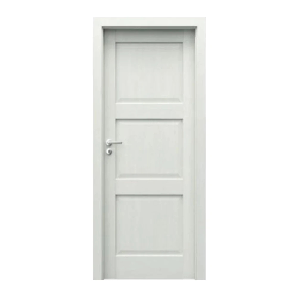 Modern wooden bedroom door design melamine MDF solid interior wood door for house