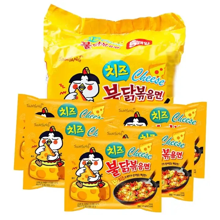 Korean Ramen  Bagged Instant Noodles Samyang Turkey Noodles Spicy