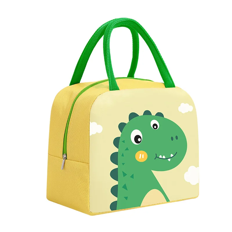 Cartoon Printed Baby Milk Bottle Insulation Bags Waterproof Baby Food Thermal Bag Kids Adult Lunch Bag Outdoor Travel Picnic Use