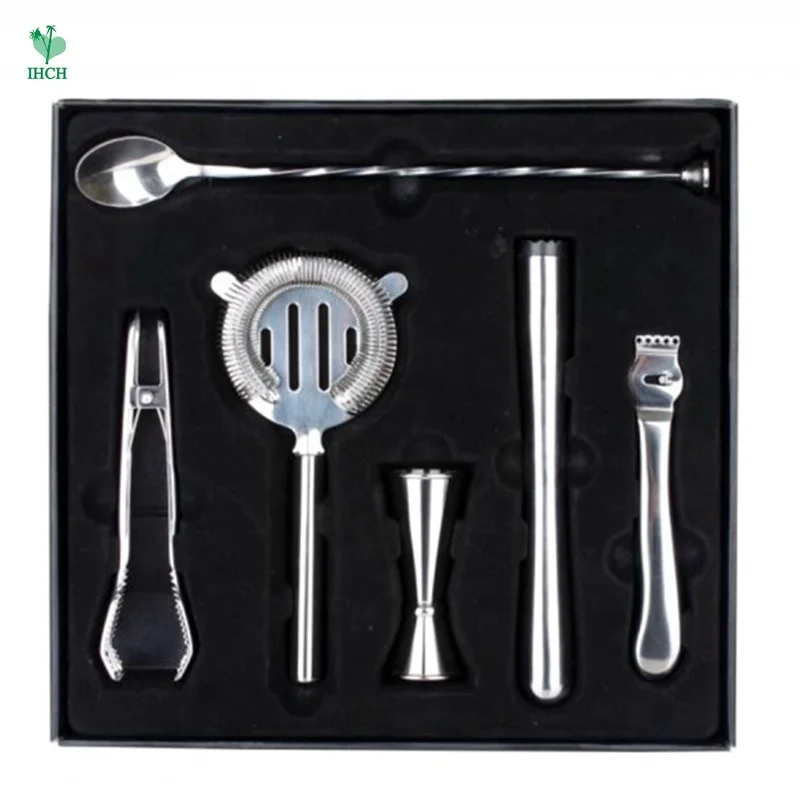 Набор барных инструментов, набор металлических инструментов на заказ для бара, Подарочный барный инструмент, барный инструмент, коктейльное оборудование, набор бармена
