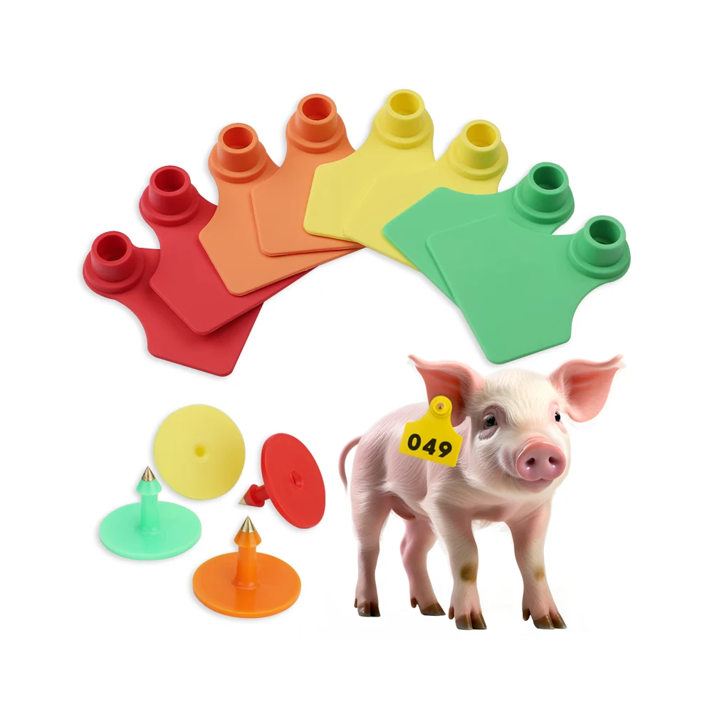 RAFID High Quality Livestock Smart Qr Code Rfid Electronic Ear Tag Reusable Ear Tag Em4305 Chip Lf Hf Uhf Rfid Animal Provided