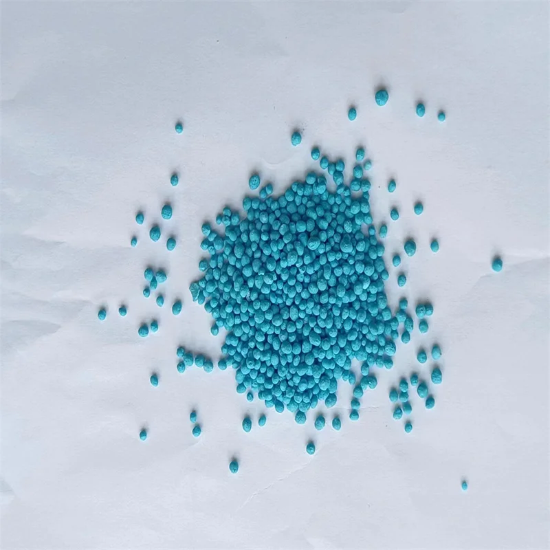 Compound Fertilizer NPK 33-3-0+9.5S  light blue color granular manufacturer
