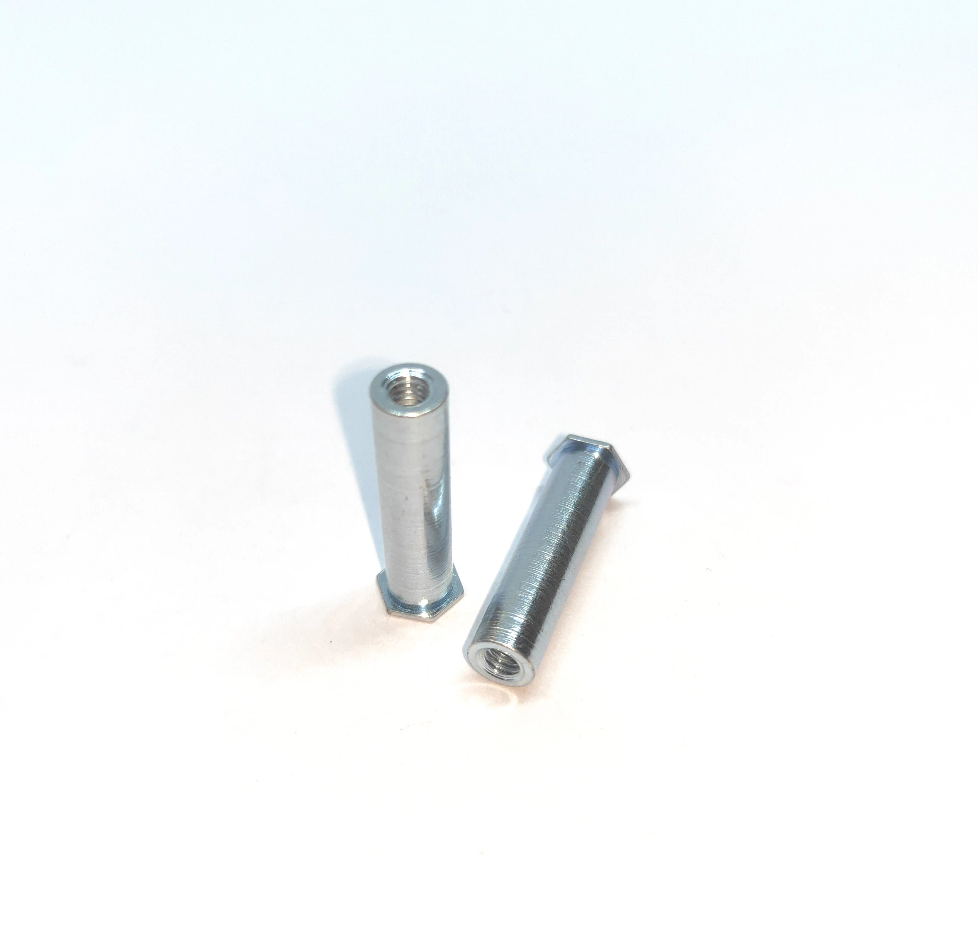 BSO-M3-12 M3 China (Mainland) in stock carbon steel galvanized hexagonal blind hole self-clamping standoff threaded nut for sheet metal