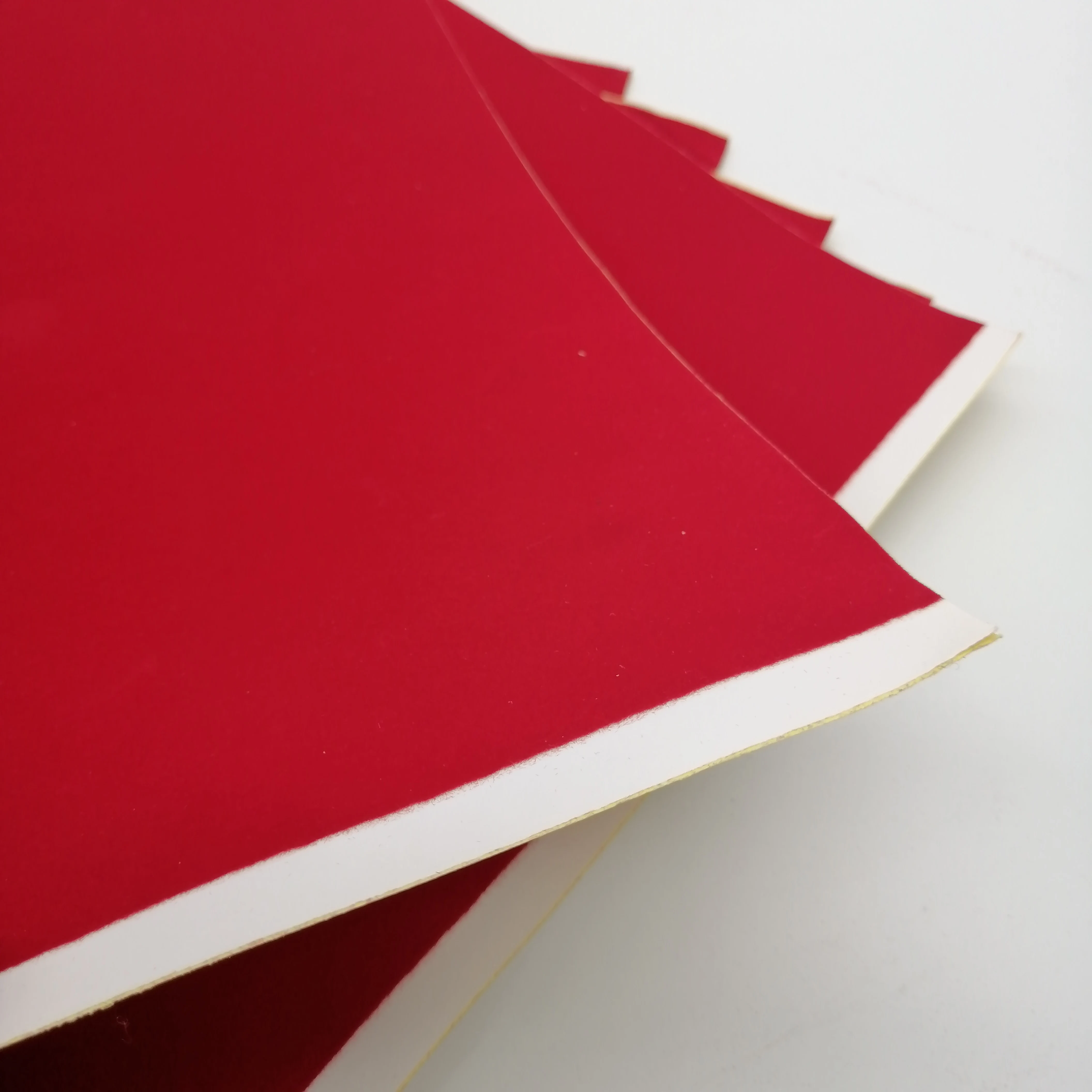 
180gsm Single Sided Flocking Paper A4 Size Flock Paper Sheet for Jewelry Box 