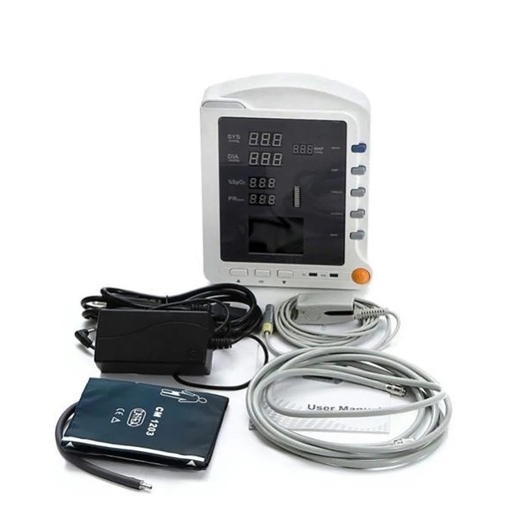 China supplier medical CMS5100 Portable Patient Monitor 12 inch Multi-parameter cheap portable monitor